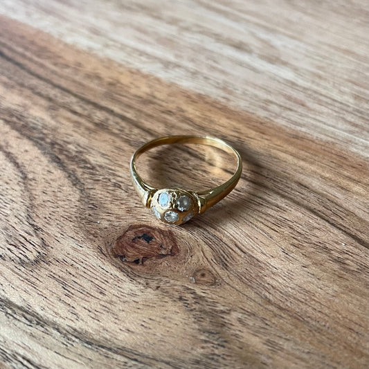 21 karaats gouden ring