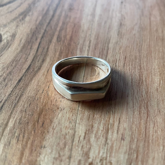 925 moderne zilveren ring