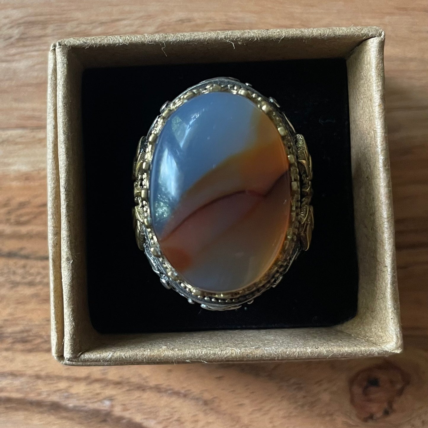 925 zilveren ring agaat