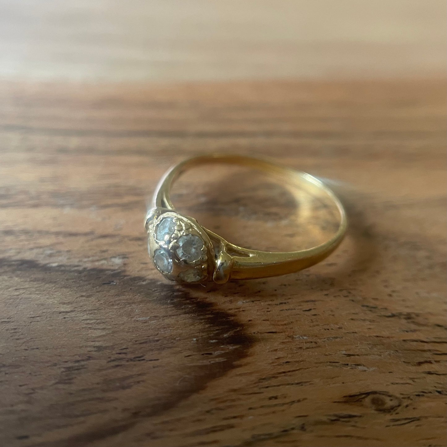 21 karaats gouden ring